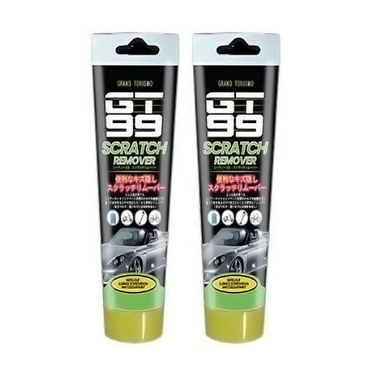便利なキズ隠し GT99 スクラッチリムーバー 2本組 修理 補修 車体 小傷 擦り傷 キズ消し 仕上り綺麗 カーキズ バイク 自転車 スーツケース 掃除機(代引不可)