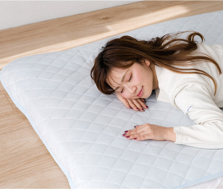 ひんやり冷感敷パッド シングルシーツ ゴムバンド付き 冷感 ひんやり サラッと 快適な睡眠 丸洗いOK 夏用 敷きパッド ウォッシャブル 冷房節電 熱帯夜 涼しい(代引不可)