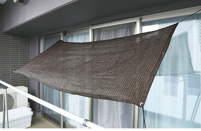 ベランダの目隠しシート2枚組 日よけ 簾 90×180cm サンシェード 視線シャットアウト 洗濯物隠し 落下物防止 ベランダ テラス マンション 集合住宅 西日 遮光(代引不可)