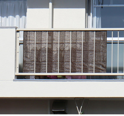 ベランダの目隠しシート2枚組 日よけ 簾 90×180cm サンシェード 視線シャットアウト 洗濯物隠し 落下物防止 ベランダ テラス マンション 集合住宅 西日 遮光(代引不可)