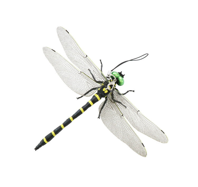虫の天敵鬼ヤンマ 2個組 虫よけ 模型 威嚇用 虫追い払う ストラップ バッチ レジャー キャンプ トンボ オニヤンマ(代引不可)