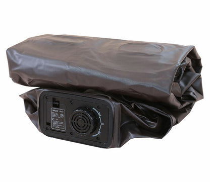 電動エアーベッド ロータイプ シングル 電動ポンプ内蔵 コンパクト収納 持ち運び 収納袋付き ベロア調生地 来客用 宿泊用 旅行 ベッド 寝具(代引不可)