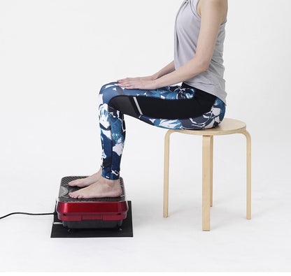 振動マシン 乗るだけ簡単エクササイズ アルインコ 振動速度16段階 エクササイズバンド付き コントローラー付属 フロアマット付き 全身刺激 健康 筋トレ 室内(代引不可)