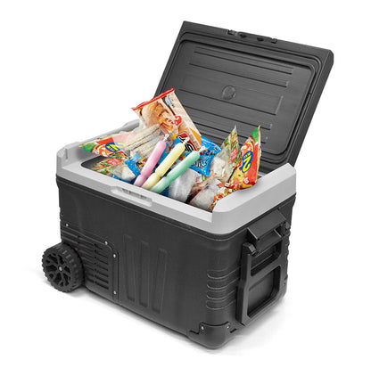 車載対応 冷蔵冷凍庫 35L操作パネル搭載 ポータブルクーラー 設定可能温度-20~20℃ セカンド冷蔵庫 車中泊 キャンプ レジャー 災害 キッチン 寝室 冷蔵庫 冷凍庫(代引不可)