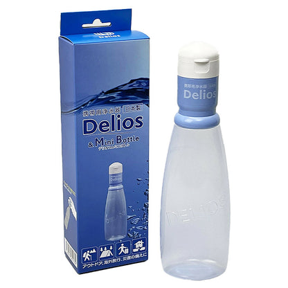 携帯用浄水器 デリオス&ミニボトル ミニ浄水器 ろ過水量200L ペットボトル接続可能 アウトドア 海外旅行先 赤ちゃん飲み水 衛生 水質浄化(代引不可)