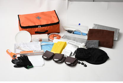 車中泊用 防災バッグ25 防災セット 車中泊に役立つ25点 災害用 車内 車載 非常用 サバイバル 防災グッズ 非常用 避難 地震 台風 洪水(代引不可)