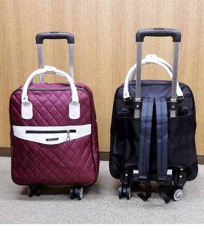 横押しカートリュック 3WAY リュック カート 手提げ アルミハンドル付き キャスター付き キャリーバッグ シンプル ショッピングカート 旅行 普段使い お買い物(代引不可)