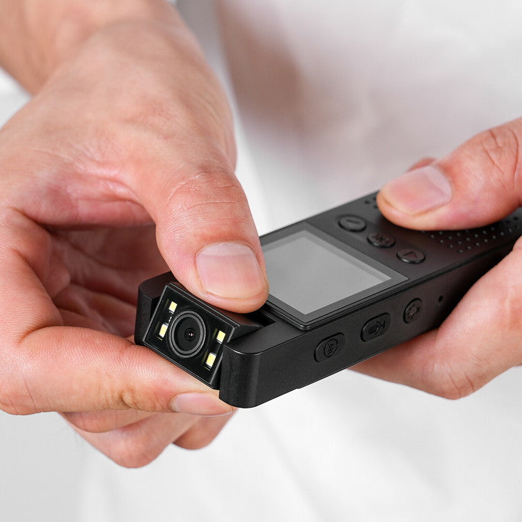 コンパクトカメラ 高画質 小型カメラ 角度調整180度 手振れ防止機能 録画 録音 写真 ドライブレコーダー 自転車 バイク 車(代引不可)