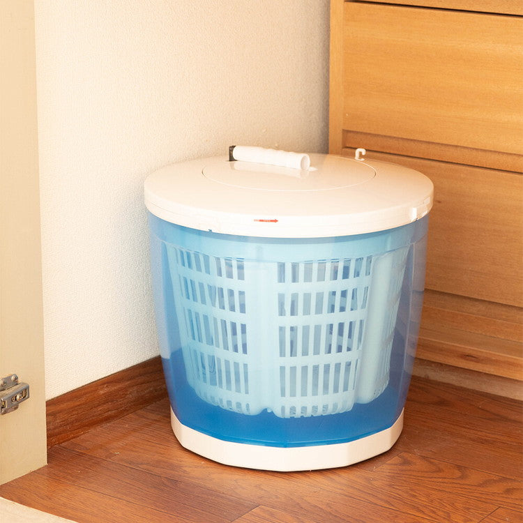 手動式洗濯機 脱水機 排水ホース付き 底面滑り止め 洗い分け ユニフォーム 靴下 ランドリー 洗濯機(代引不可)