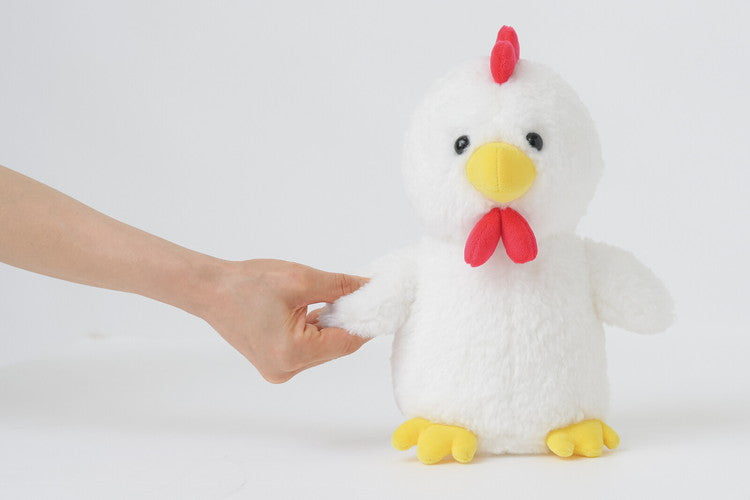 体操コッコちゃん 話すぬいぐるみ ラジオ体操 おしゃべり 復唱 音量調節3段階 ニワトリ ラジオ体操第一 健康習慣(代引不可)