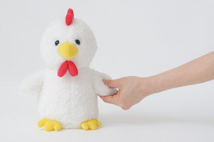 体操コッコちゃん 話すぬいぐるみ ラジオ体操 おしゃべり 復唱 音量調節3段階 ニワトリ ラジオ体操第一 健康習慣(代引不可)