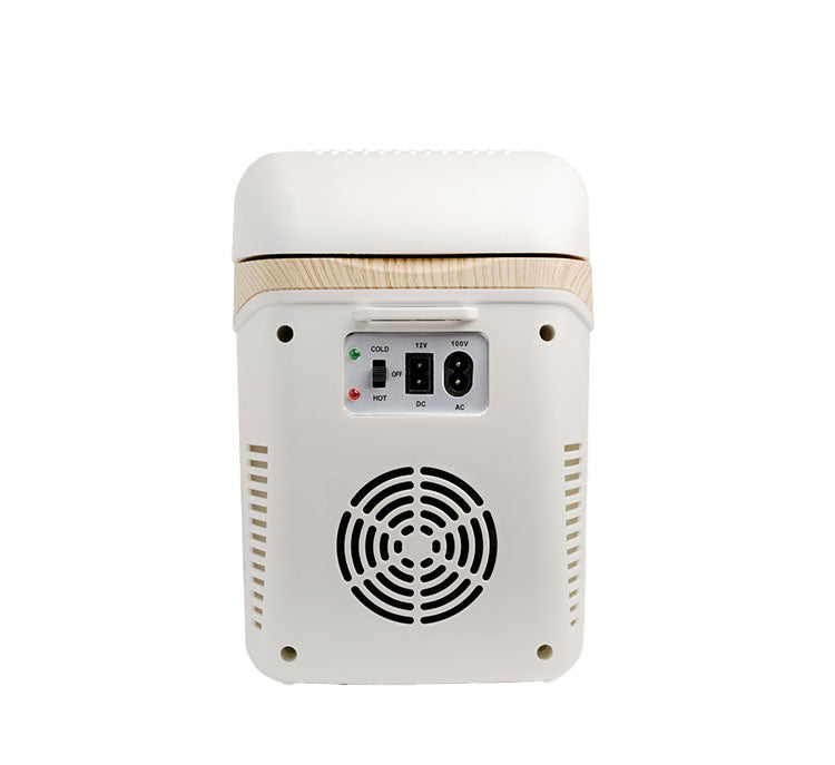 車載冷温庫 ひえぽか 7.5L 肩掛けベルト付 コンパクト 車内 冷蔵庫 クーラーボックス キャンプ 車中泊 防災(代引不可)