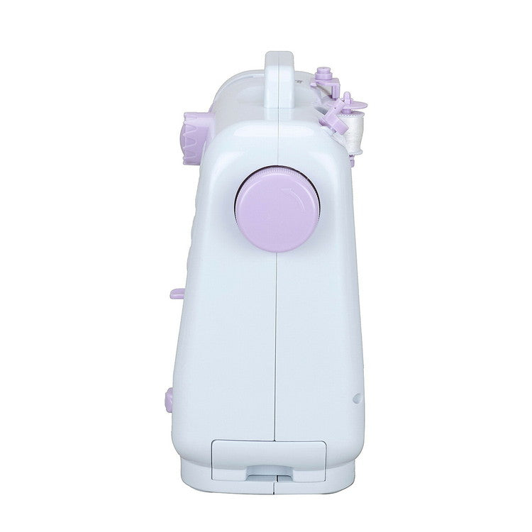 電動ミシン コンパクトミシン ホワイト 縫い方12パターン 取っ手付き 家庭用ミシン 裁縫 縫い物(代引不可)