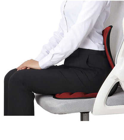 サポートチェア 姿勢矯正 スワンル ボーテ 幅41 奥行31 高さ35cm 骨盤サポート 疲れにくい ブラック レッド パソコン用 デスク用 オフィス デスクチェア 猫背(代引不可)