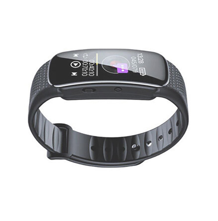 録音機 腕時計型 ブラック ボイスレコーダー 音楽再生機能 時計表示機能 簡単操作 かっこいい 時計 レコーダー(代引不可)