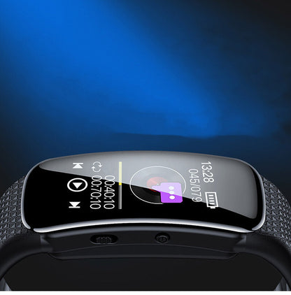 録音機 腕時計型 ブラック ボイスレコーダー 音楽再生機能 時計表示機能 簡単操作 かっこいい 時計 レコーダー(代引不可)