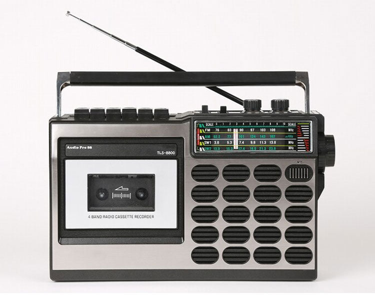 ラジカセ AM FM ワイドFM対応 ラジオカセットレコーダー 1年保証 USBメモリ SDカード対応 録音 再生 昭和 懐かしい ラジオ 防災 非常用(代引不可)