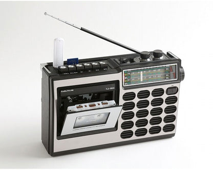 ラジカセ AM FM ワイドFM対応 ラジオカセットレコーダー 1年保証 USBメモリ SDカード対応 録音 再生 昭和 懐かしい ラジオ 防災 非常用(代引不可)
