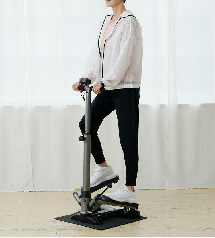 アルインコ ハンドル付き トレーニングマシン 健康習慣 ステップ ウォーキングマシーン エクササイズ 運動 生活改善 運動不足 持久力 免疫力 足腰強化 ダイエット 有酸素運動 お年寄り プレゼント(代引不可)