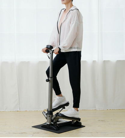 アルインコ ハンドル付き トレーニングマシン 健康習慣 ステップ ウォーキングマシーン エクササイズ 運動 生活改善 運動不足 持久力 免疫力 足腰強化 ダイエット 有酸素運動 お年寄り プレゼント(代引不可)