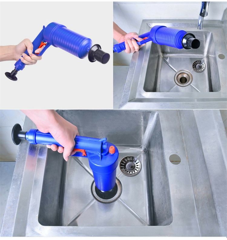 パイプレスキュー 排水管 詰まり対策 電源不要 加圧式 パワフル トイレ 流し台 洗面台 キッチン スッポン シンク 詰まり解消 排水口 空気放出 掃除用品 掃除用具(代引不可)