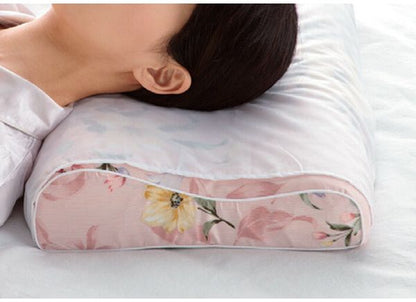 磁気まくら 枕カバー付き 2色組 首 肩こり ほぐし 磁石 首筋サポート 人間工学 まくら 寝具 睡眠 快眠 ぐっすり 快適 リラックス 癒し 布団(代引不可)