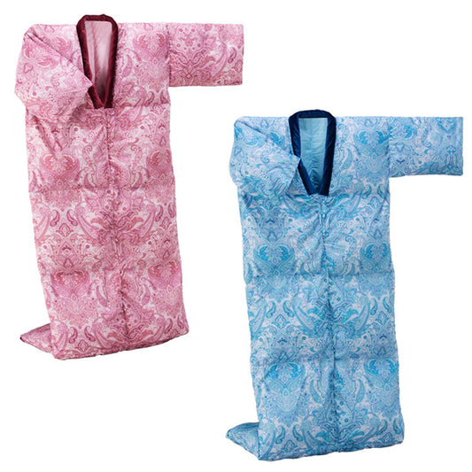 かいまき布団 羽毛 着る布団 軽い 暖かい 防ダニ 着る毛布 寝間着 ポカポカ 保温 防寒 冷え性 あったかい 寝具 布団 かいまき ピンク ブルー(代引不可)