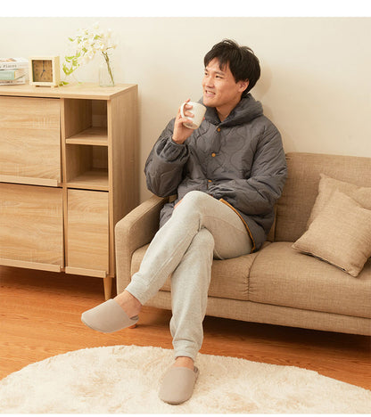 テイジン 速暖半天 すぐぽか 寝間着 ロング丈 リバーシブル 軽量 保温 発熱 洗える 防寒着 部屋着 上着 おしゃれ 温かい 首元 袖口 襟 TEIJIN(代引不可)