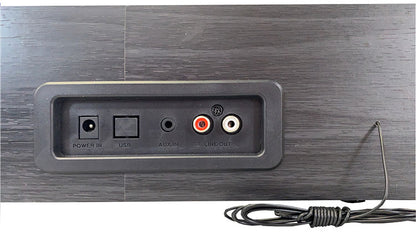 昭和レトロ簡単コンパクトレコードプレーヤー ラジオ AM ワイドFM対応 レコード カセットテープ 音楽再生 スピーカー内蔵 カセット プレーヤー レコプレ 3スピード(代引不可)