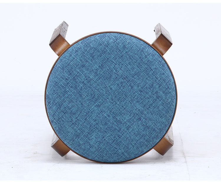 曲木スツール 同色4脚組 布張り ちょい掛け コンパクト 収納 スタッキング可能 軽量 持ち運び スツール 椅子 チェア キッチン 来客用 玄関 会議室(代引不可)