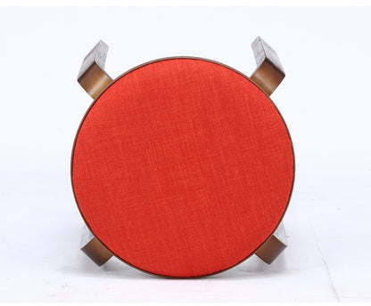 曲木スツール 同色4脚組 布張り ちょい掛け コンパクト 収納 スタッキング可能 軽量 持ち運び スツール 椅子 チェア キッチン 来客用 玄関 会議室(代引不可)