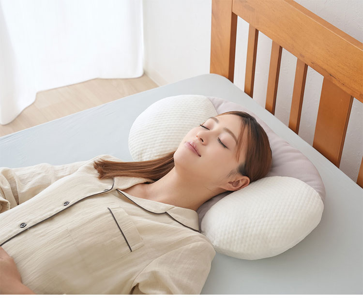 快眠五つ星まくら 姿勢サポート 枕 幅54 奥行39 高さ11cm リバーシブルカバー 快眠まくら 低反発 寝姿勢 首 頭 サポート 布団 寝具 寝室 快眠 睡眠(代引不可)
