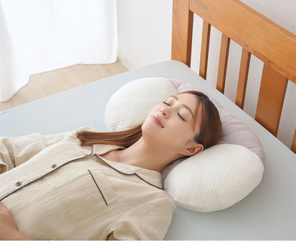 快眠五つ星まくら 姿勢サポート 枕 幅54 奥行39 高さ11cm リバーシブルカバー 快眠まくら 低反発 寝姿勢 首 頭 サポート 布団 寝具 寝室 快眠 睡眠(代引不可)