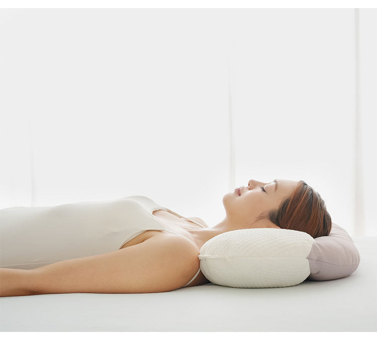 快眠五つ星まくら 姿勢サポート 枕 幅54 奥行39 高さ11cm リバーシブルカバー 快眠まくら 低反発 寝姿勢 首 頭 サポート 布団 寝具 寝室 快眠 睡眠(代引不可)