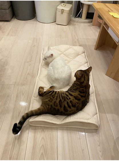 ふとんやの作ったペット用布団 ペットベッド 50×90cm 抗菌消臭 防ダニ 洗えるトンネル型 東洋紡 フィルハーモニー使用 キャットンネル(代引不可)