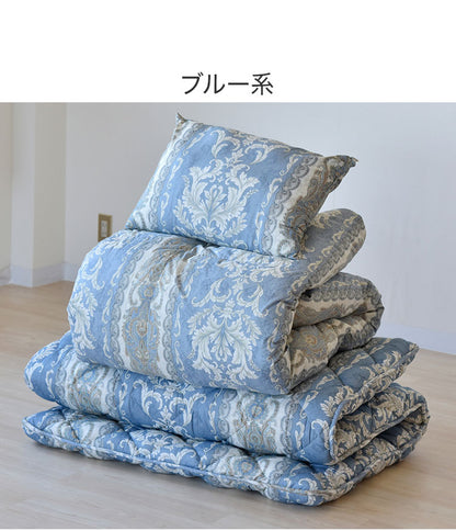 羽毛布団 4点セット 日本製 エクセルゴールドラベル付き 敷布団 掛布団 枕 吸汗 速乾 抗菌 防ダニ 防臭 羽毛 ふんわり 暖かい 体圧分散 快適 快眠 ボリューム 寝具 布団(代引不可)