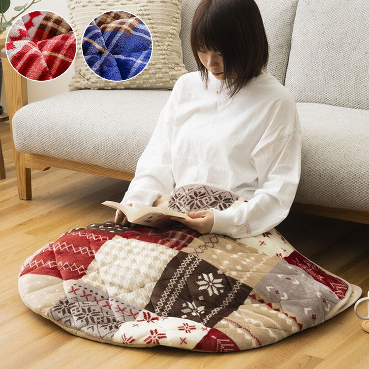 足入れ布団 ショートタイプ フランネル素材 ポケットこたつ 電源不要 お尻まであったか ポカポカ 毛布 北欧風 かわいい 足布団 暖かい 床 ソファ リビング 寝室(代引不可)