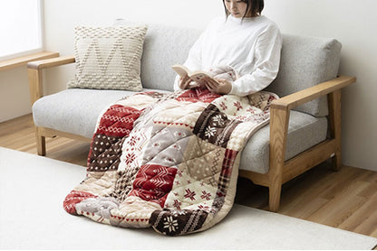 足入れ布団 ロングタイプ フランネル素材 ポケットこたつ 電源不要 お尻まであったか ポカポカ 毛布 北欧風 かわいい 足布団 暖かい 床 ソファ リビング 寝室(代引不可)