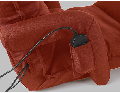 くつろぎのマッサージチェア 肘掛付き リモコン付き リクライニング ヒーター搭載 チェア マッサージ機 電動リクライナー マッサージチェアー 座椅子 いす イス 椅子 チェアー(代引不可)