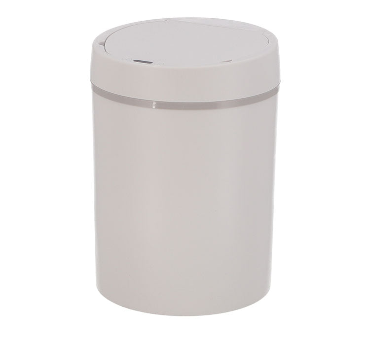 ダストボックス 円型 人感センサー付き 容量12L ゴミ箱 自動開閉 電池式 お手入れ簡単 コンパクト キッチン収納 リビング ダイニング(代引不可)