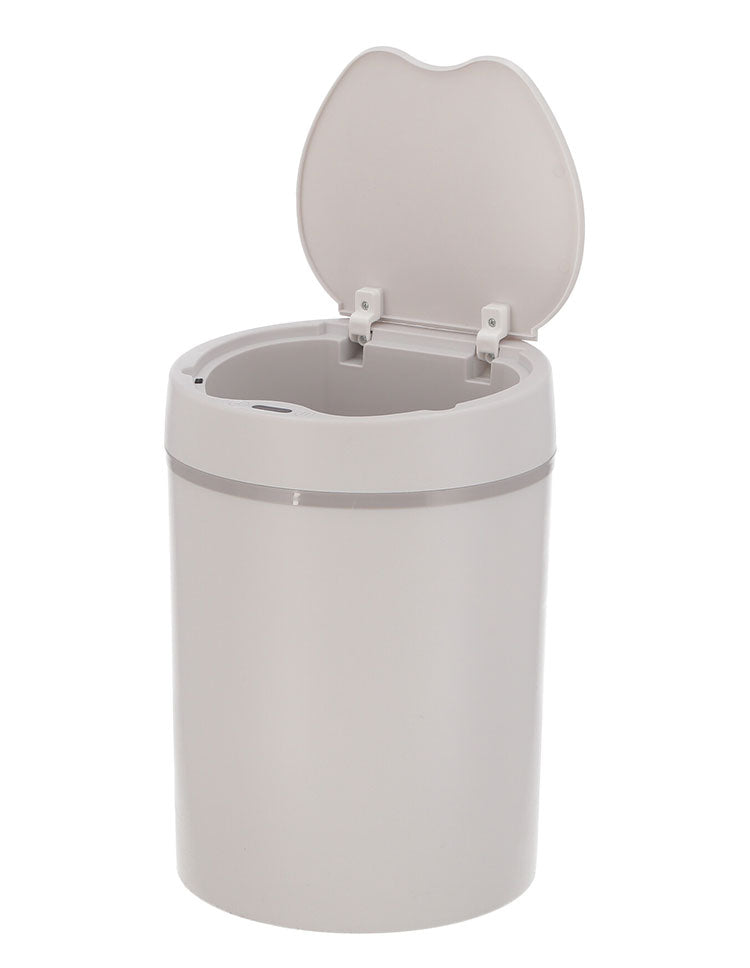 ダストボックス 円型 人感センサー付き 容量12L ゴミ箱 自動開閉 電池式 お手入れ簡単 コンパクト キッチン収納 リビング ダイニング(代引不可)