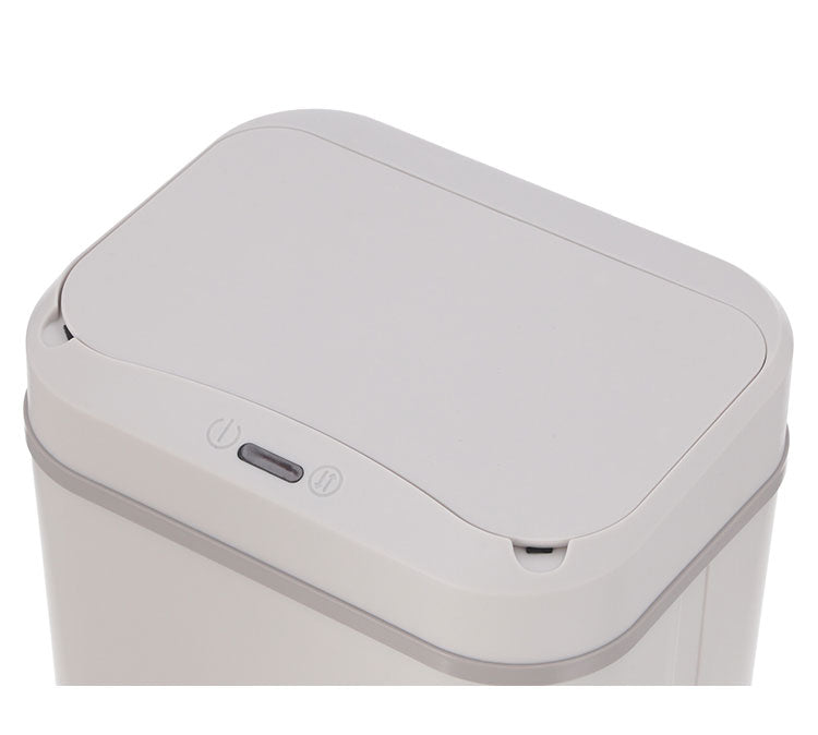 ダストボックス 長方形 人感センサー付き 容量12L ゴミ箱 自動開閉 電池式 お手入れ簡単 コンパクト キッチン収納 リビング ダイニング(代引不可)