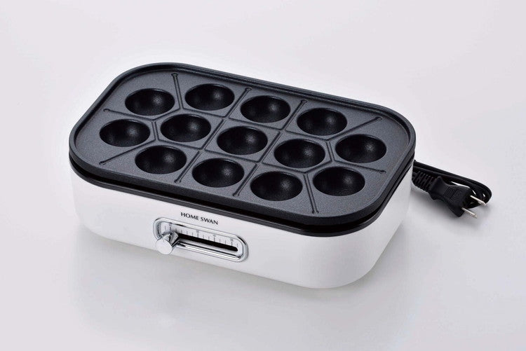 ホットプレート 1~2人用 深・浅型・たこ焼きプレート3点セット コンパクト グリルプレート 温度調節機能 フッ素加工 お手入れ簡単 食卓 グリルパン 鍋物 焼物 ホームパーティー(代引不可)