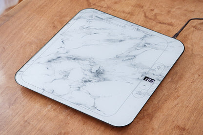 クッキングヒーター 保温プレート 37×35cm プラ容器 アルミ鍋対応 タイマー付き 自動オフ機能 お手入れ簡単 タッチパネル ガラス製パネル IHヒーター 温め 保温 カルドクック(代引不可)