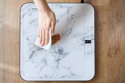 クッキングヒーター 保温プレート 37×35cm プラ容器 アルミ鍋対応 タイマー付き 自動オフ機能 お手入れ簡単 タッチパネル ガラス製パネル IHヒーター 温め 保温 カルドクック(代引不可)