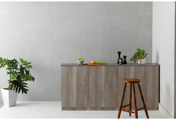 フロアタイル 約2畳 簡単施工 貼るだけ 簡単カット石目調 フロアシート 壁紙 リメイクシート ウォールステッカー DIY コンクリート調 押入れ リメイク シール(代引不可)