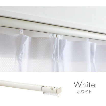 【新色ブラック追加】カーテンレール 150cm つっぱり 賃貸 フィットワン 伸縮 シングル 穴あけ不要 取付簡単 間仕切り 突っ張り ねじ不要 伸縮レール テンション 1.5m シンプル おしゃれ ブラック ホワイト ブラウン(代引不可)