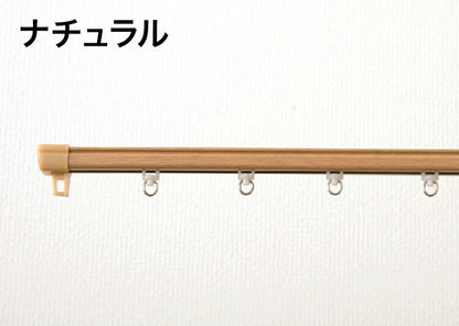 角型 カーテンレール 定尺タイプ 1.82m シングル 角型タイプ シンプル おしゃれ 北欧 簡単取り付け 静音レール 新生活 引っ越し 一人暮らし(代引不可)