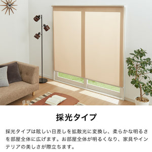 取り付け時工具不要 突っ張り ロールスクリーン 35~60cm以内 60×135cm 採光 つっぱり ロールカーテン 間仕切り ブラインド カーテン おしゃれ つっぱり式ロールスクリーン 無地 部屋 仕切り(代引不可)