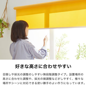 取り付け時工具不要 突っ張り ロールスクリーン 35~60cm以内 60×135cm 採光 つっぱり ロールカーテン 間仕切り ブラインド カーテン おしゃれ つっぱり式ロールスクリーン 無地 部屋 仕切り(代引不可)